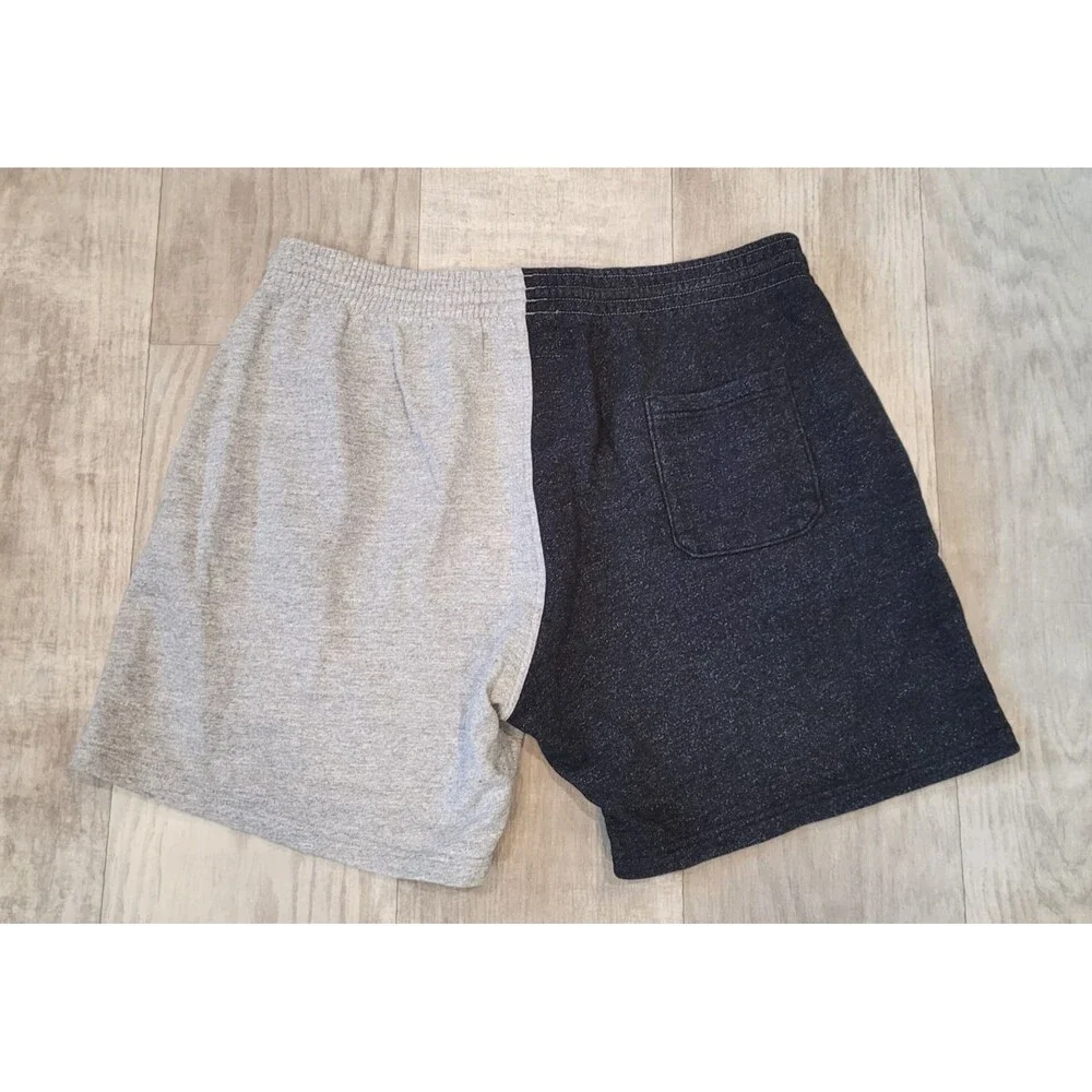 Chubbies XXL Colorblock Sweat Comfort Lounge Shorts Black Gray Logo Varsity USA